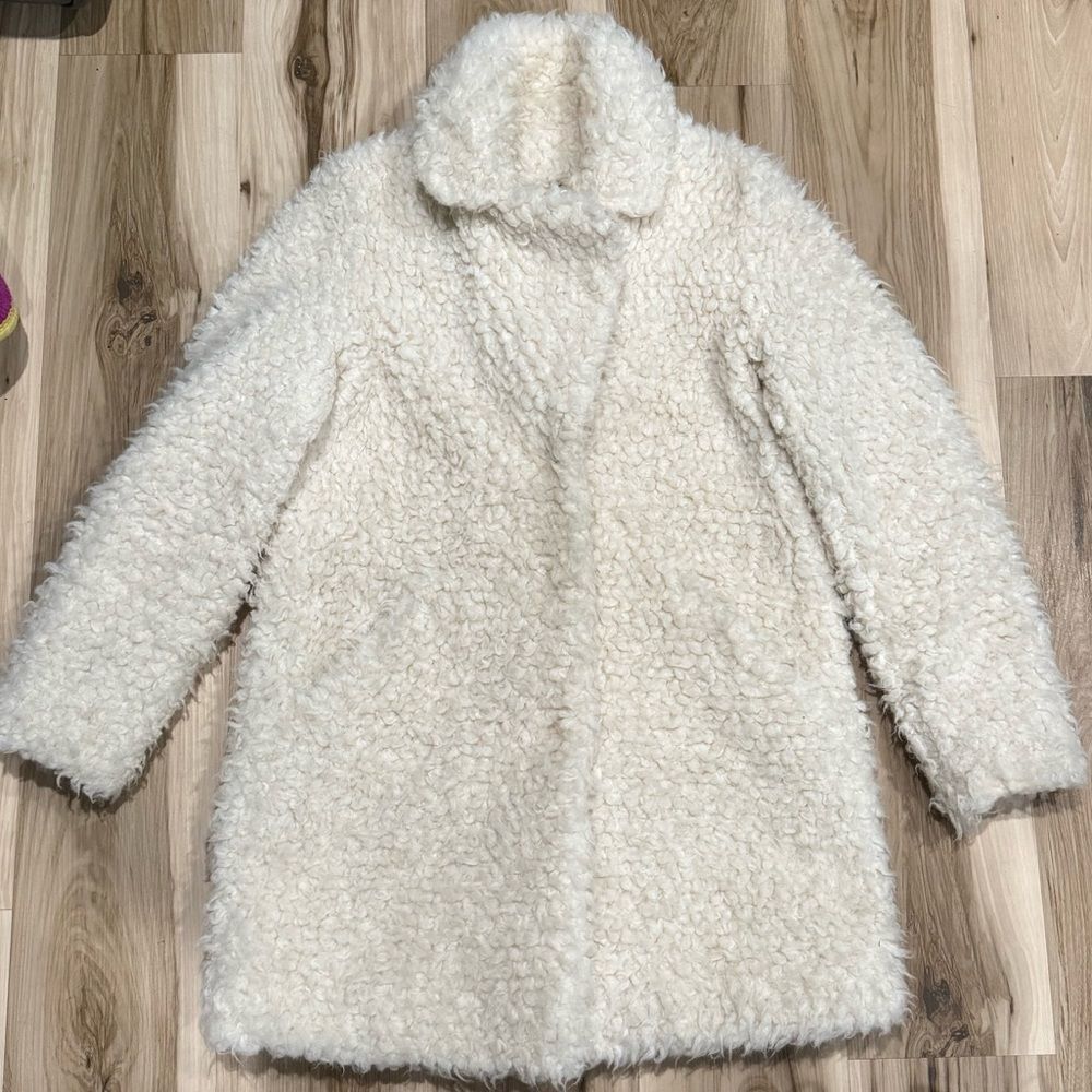 Antoni and Alison Faux Fur Lined Button Up Jacket Women’s Medium